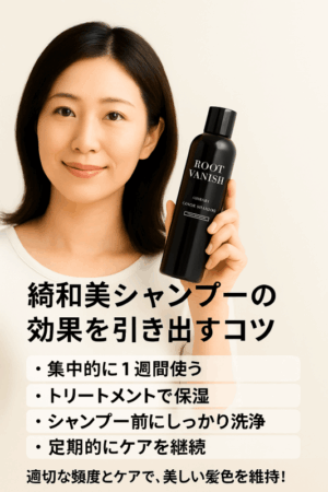 綺和美シャンプーの力をちゃんと引き出すコツって？